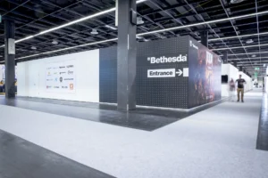 Media Lounge Gamescom Eingang Außen