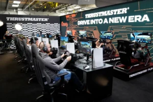 Thrustmaster Aktivierung auf dem Stand